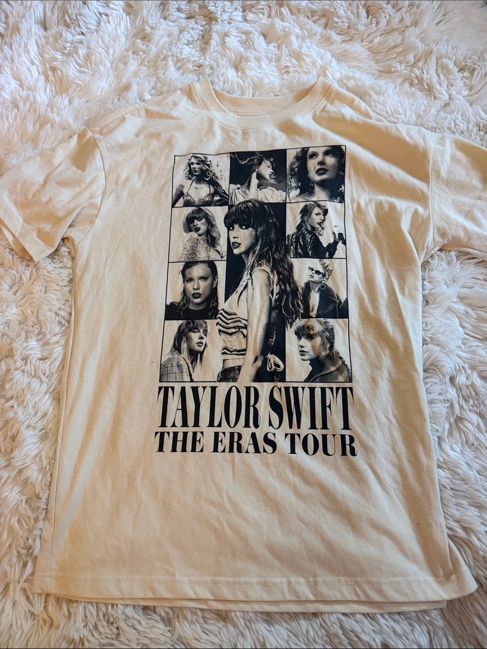 Taylor Swift Cream Graphic The Eras Tour Tee